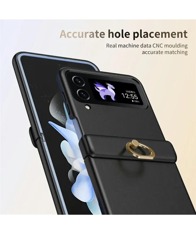 Coque Samsung Galaxy Z Flip 4 Antichoc avec Anneau Support