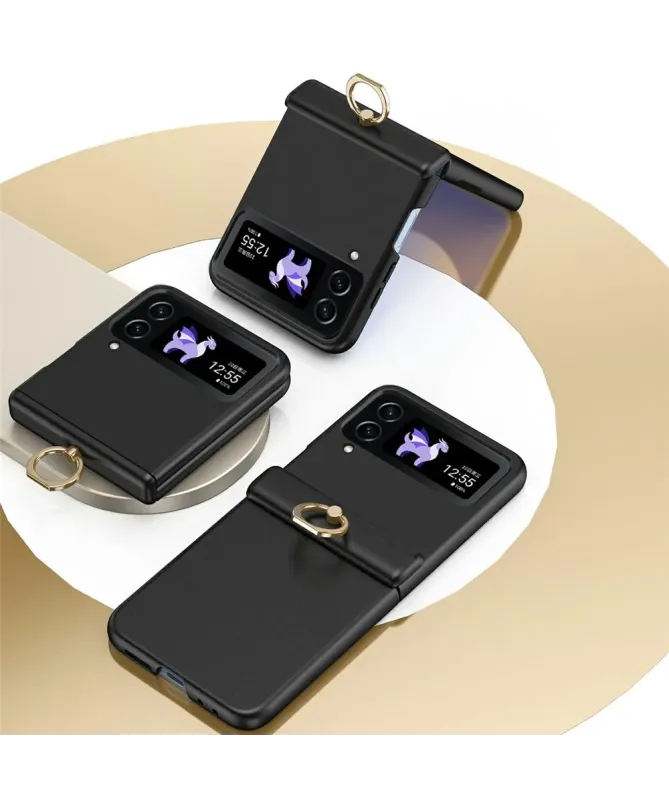 Coque Samsung Galaxy Z Flip 4 Antichoc avec Anneau Support