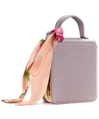 Coque Samsung Galaxy Z Flip 7 Sac de Luxe avec Miroir et Foulard