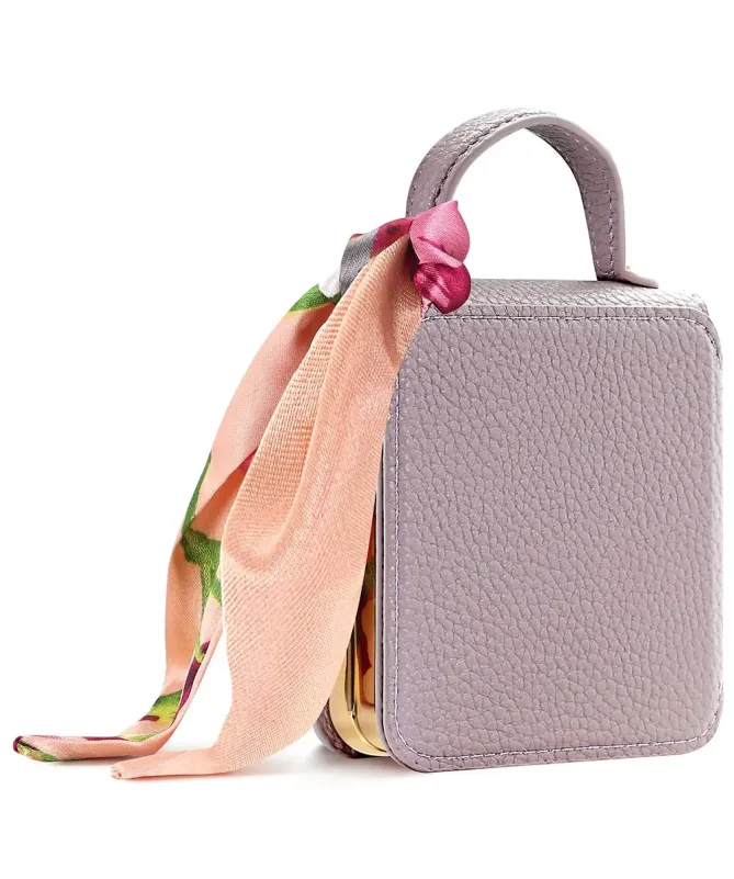 Coque Samsung Galaxy Z Flip 7 Sac de Luxe avec Miroir et Foulard