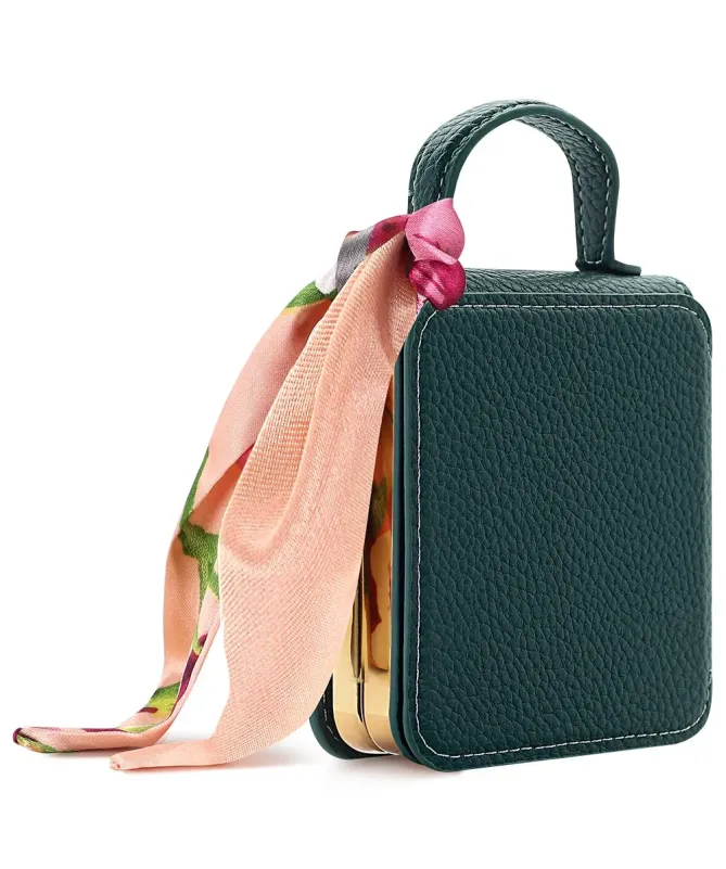 Coque Samsung Galaxy Z Flip 7 Sac de Luxe avec Miroir et Foulard