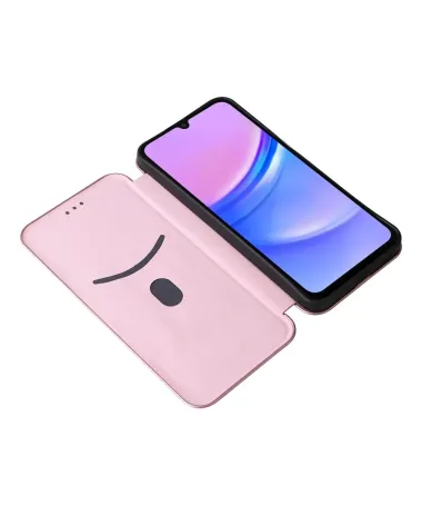 Flip Cover Samsung Galaxy A17 5G / A26 5G design fibre de carbone