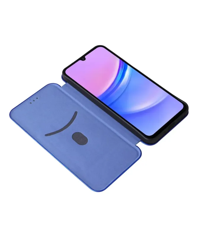 Flip Cover Samsung Galaxy A17 5G / A26 5G design fibre de carbone