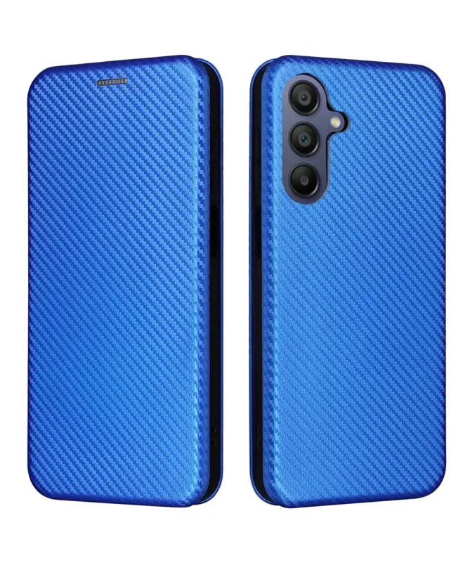 Flip Cover Samsung Galaxy A17 5G / A26 5G design fibre de carbone