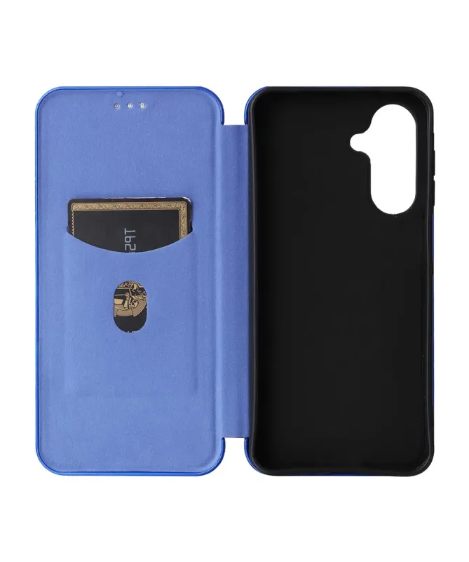 Flip Cover Samsung Galaxy A17 5G / A26 5G design fibre de carbone