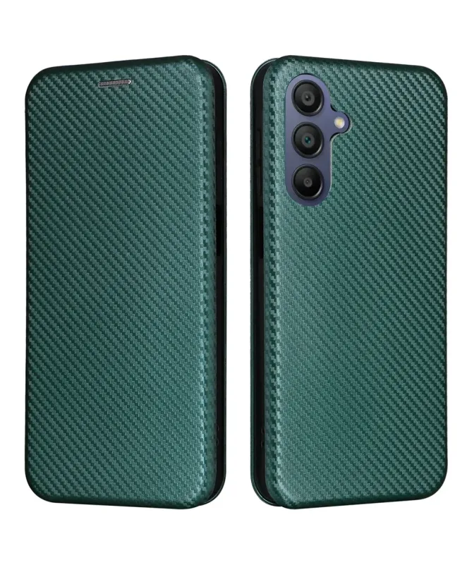 Flip Cover Samsung Galaxy A17 5G / A26 5G design fibre de carbone