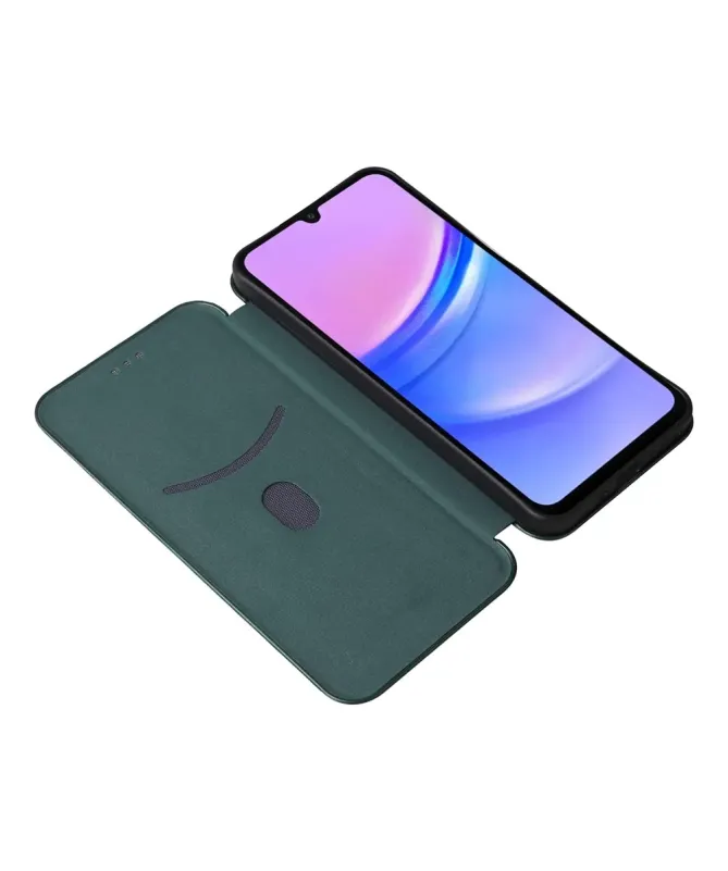 Flip Cover Samsung Galaxy A17 5G / A26 5G design fibre de carbone
