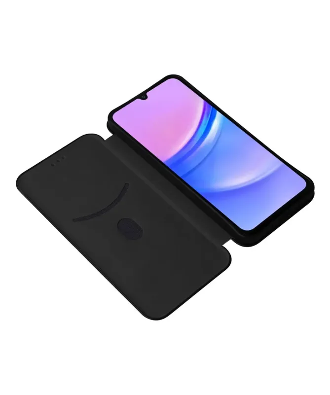 Flip Cover Samsung Galaxy A17 5G / A26 5G design fibre de carbone