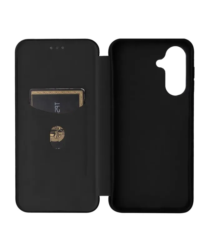 Flip Cover Samsung Galaxy A17 5G / A26 5G design fibre de carbone