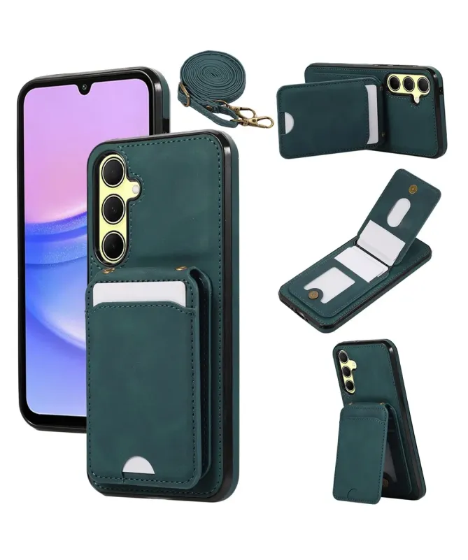 Coque Samsung Galaxy A17 5G / A26 5G Portefeuille et Bandoulière