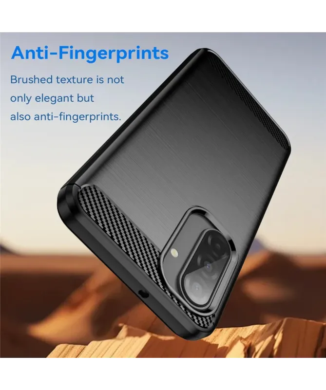 Coque Samsung Galaxy A17 5G flexible effet brossé