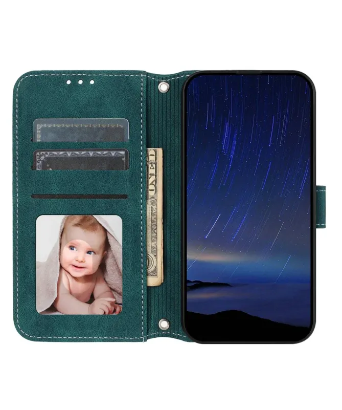 Housse Samsung Galaxy A17 / A26 5G Effet Cuir et Lignes
