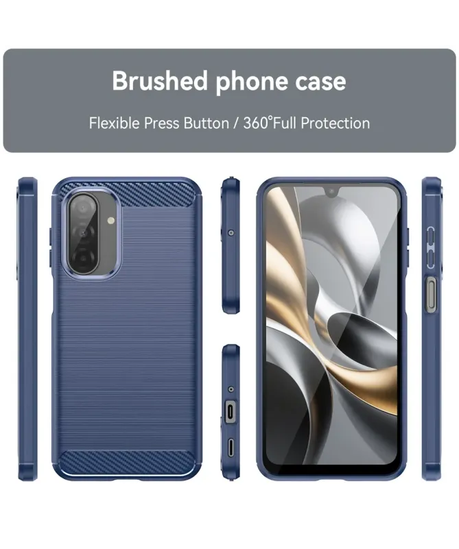 Coque Samsung Galaxy A17 5G flexible effet brossé