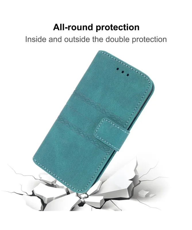 Housse Samsung Galaxy A17 / A26 5G Effet Cuir et Lignes