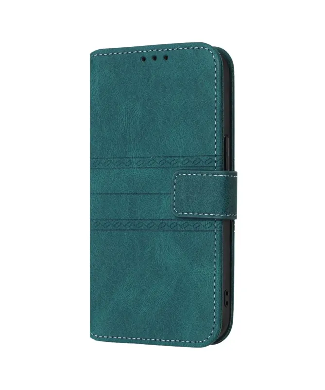 Housse Samsung Galaxy A17 / A26 5G Effet Cuir et Lignes