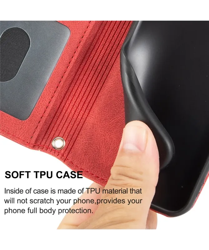 Housse Samsung Galaxy A17 / A26 5G Effet Cuir et Lignes