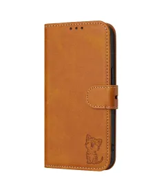 Housse Samsung Galaxy A17 5G / A26 5G Chaton effet cuir mat