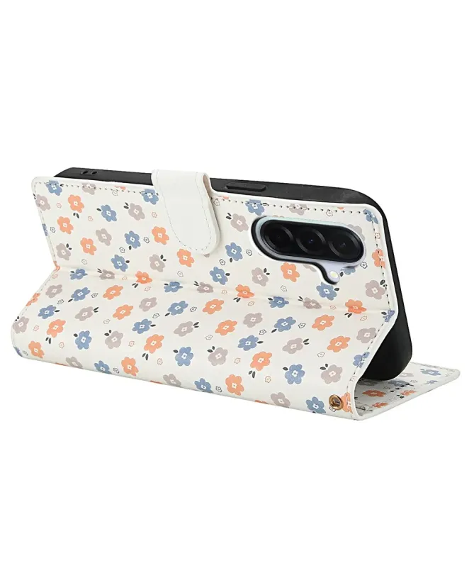 Housse Samsung Galaxy A17 5G / A26 5G Matelassée et Petites Fleurs