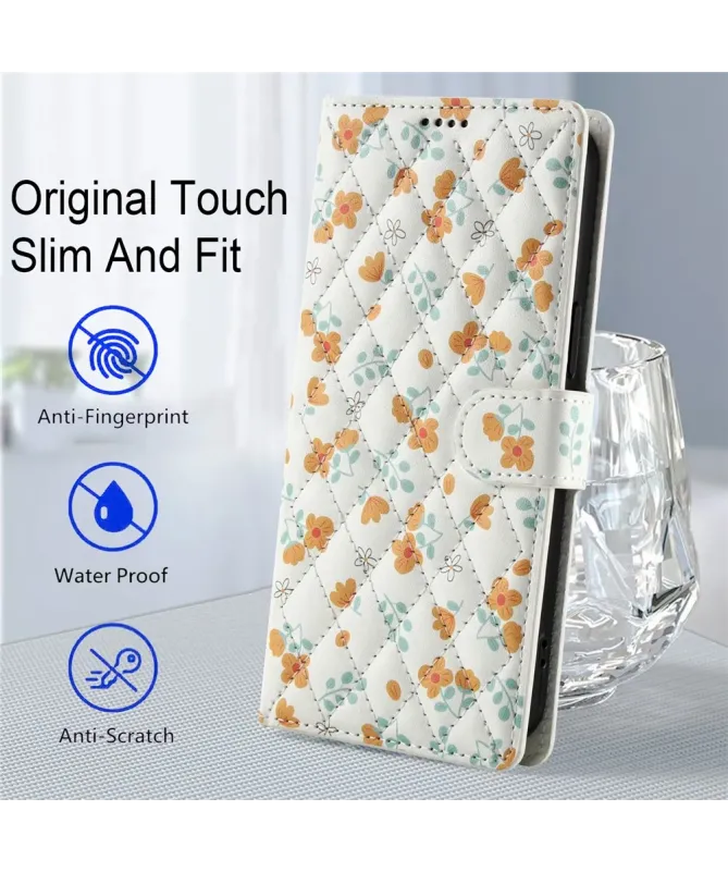 Housse Samsung Galaxy A17 5G / A26 5G Matelassée Pâquerettes