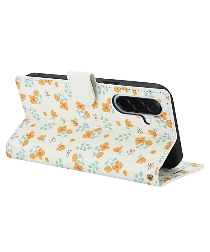 Housse Samsung Galaxy A17 5G / A26 5G Matelassée Pâquerettes