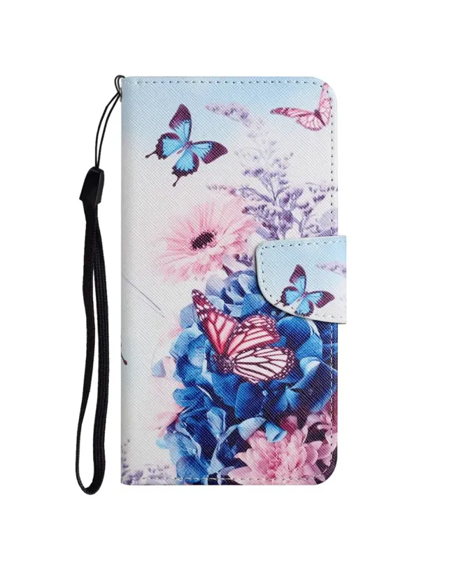 Housse Samsung Galaxy A17 5G Papillons et Hortensias