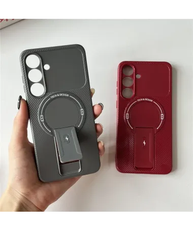 Coque Samsung Galaxy S25 FE Hybride avec Béquille | Tech Design