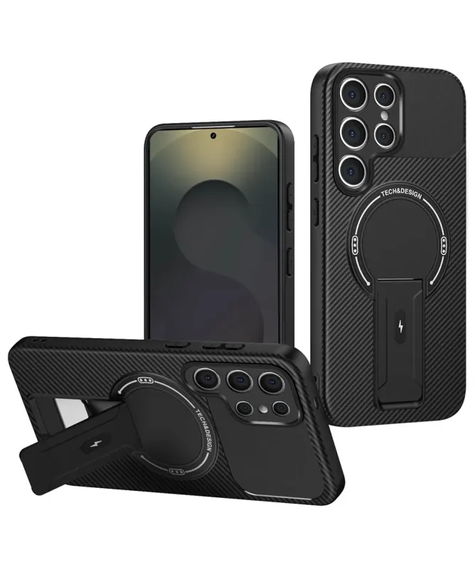 Coque Samsung Galaxy S25 Ultra Hybride avec Béquille | Tech Design