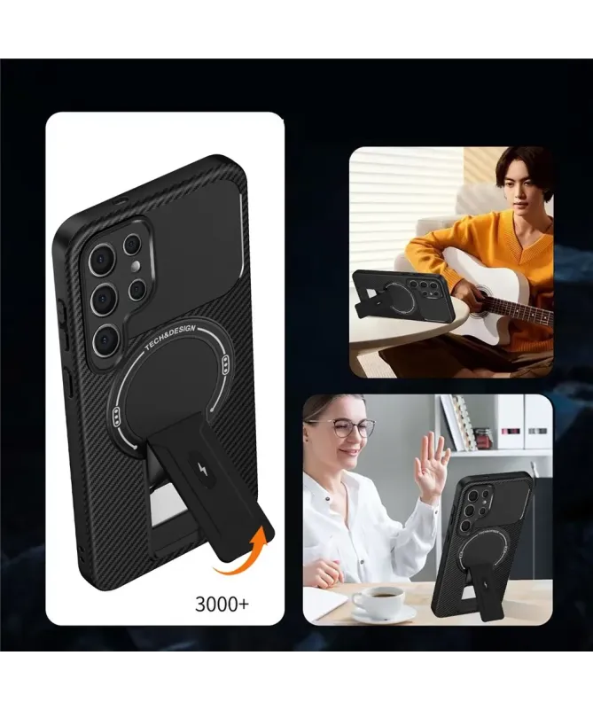 Coque Samsung Galaxy S25 Ultra Hybride avec Béquille | Tech Design