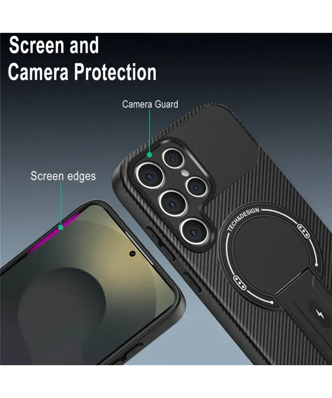 Coque Samsung Galaxy S25 Ultra Hybride avec Béquille | Tech Design