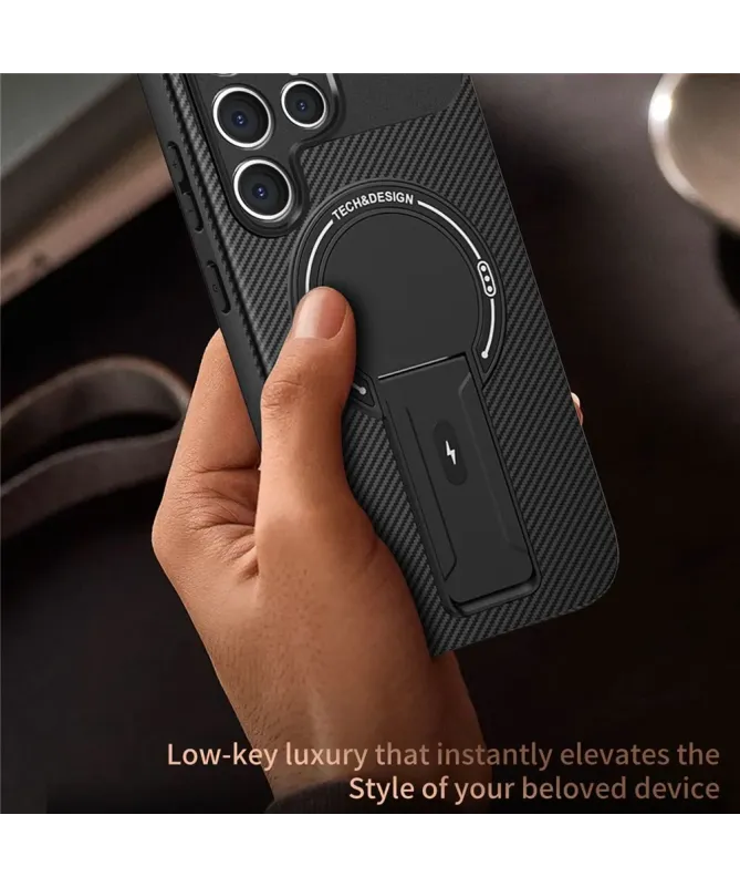 Coque Samsung Galaxy S25 Ultra Hybride avec Béquille | Tech Design