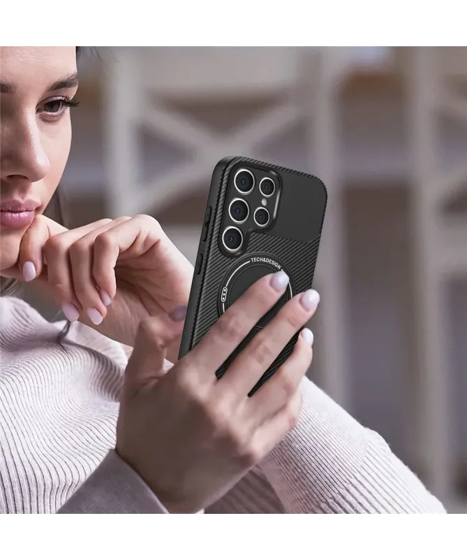 Coque Samsung Galaxy S25 Ultra Hybride avec Béquille | Tech Design