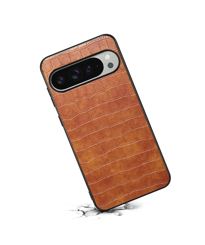 Coque Google Pixel 10 Pro XL Effet Peau Crocodile