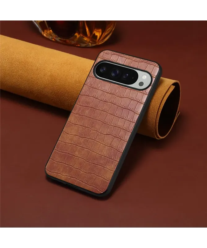 Coque Google Pixel 10 Pro XL Effet Peau Crocodile