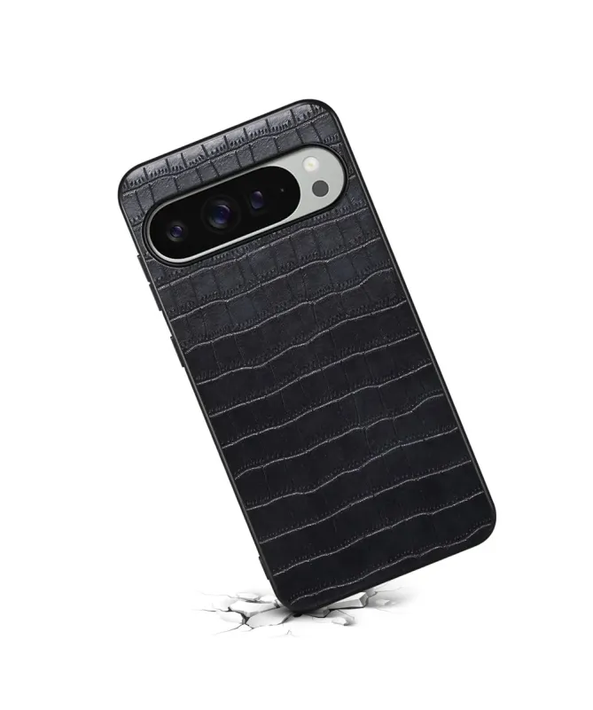 Coque Google Pixel 10 Pro XL Effet Peau Crocodile