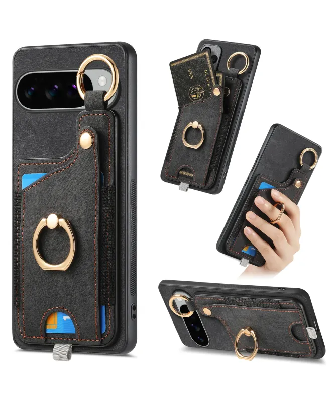 Coque Google Pixel 10 Pro XL avec Porte-cartes et Anneau