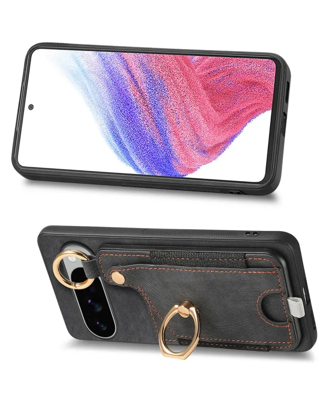 Coque Google Pixel 10 Pro XL avec Porte-cartes et Anneau