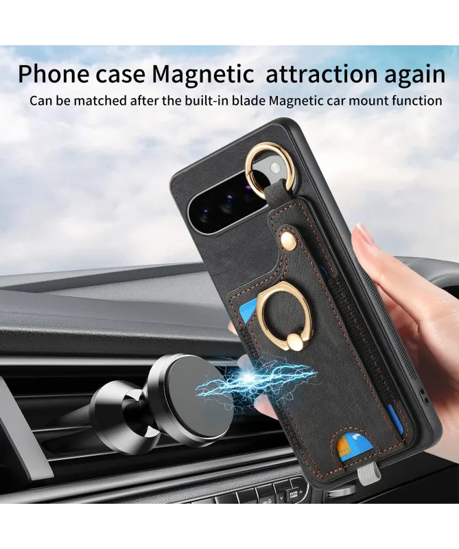 Coque Google Pixel 10 Pro XL avec Porte-cartes et Anneau