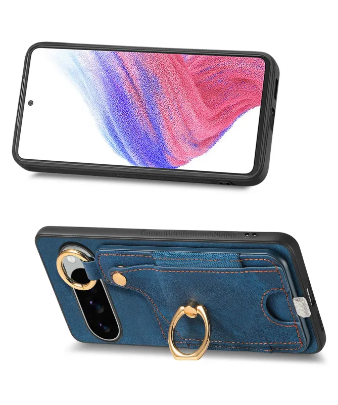Coque Google Pixel 10 Pro XL avec Porte-cartes et Anneau