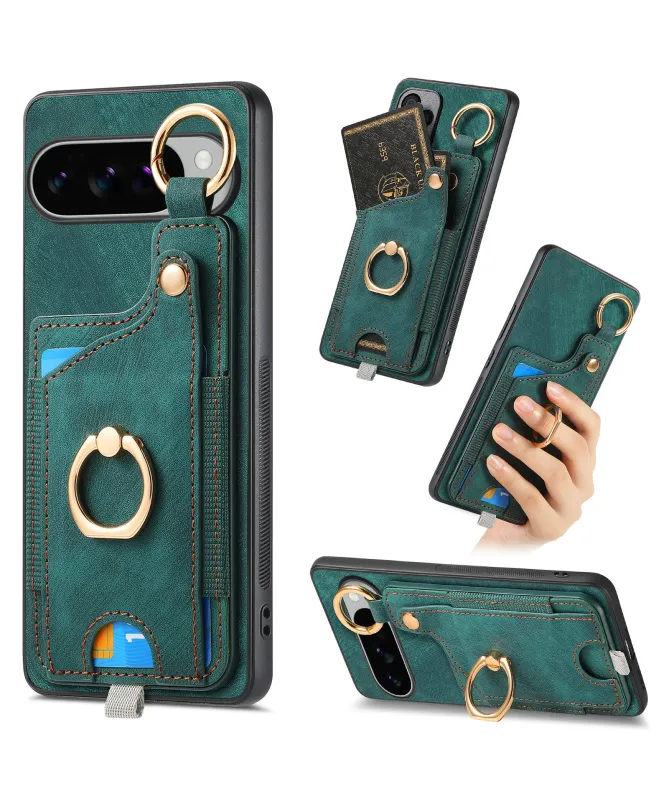 Coque Google Pixel 10 Pro XL avec Porte-cartes et Anneau