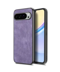 Coque Google Pixel 10 Pro XL Effet Cuir Vintage | RETROVA Violet