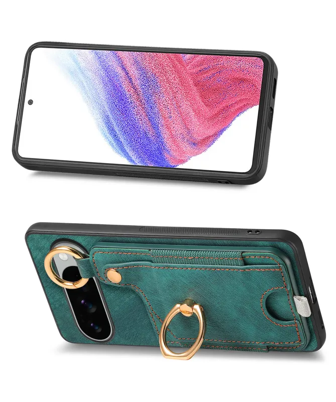 Coque Google Pixel 10 Pro XL avec Porte-cartes et Anneau