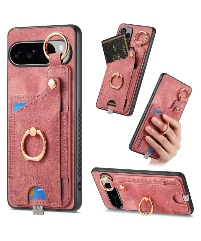 Coque Google Pixel 10 Pro XL avec Porte-cartes et Anneau