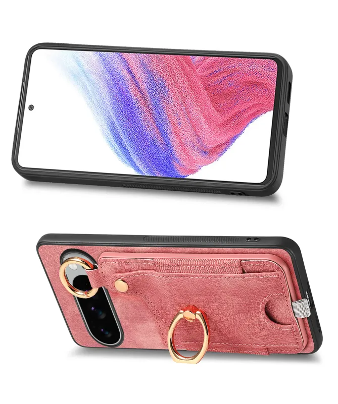 Coque Google Pixel 10 Pro XL avec Porte-cartes et Anneau