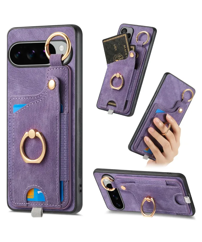 Coque Google Pixel 10 Pro XL avec Porte-cartes et Anneau