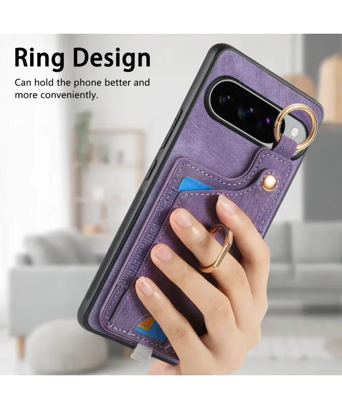Coque Google Pixel 10 Pro XL avec Porte-cartes et Anneau