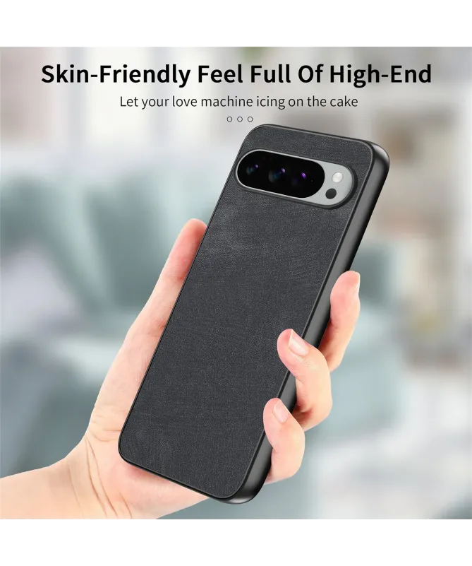Coque Google Pixel 10 Pro XL Effet Cuir Vintage | RETROVA Noir - photo 19