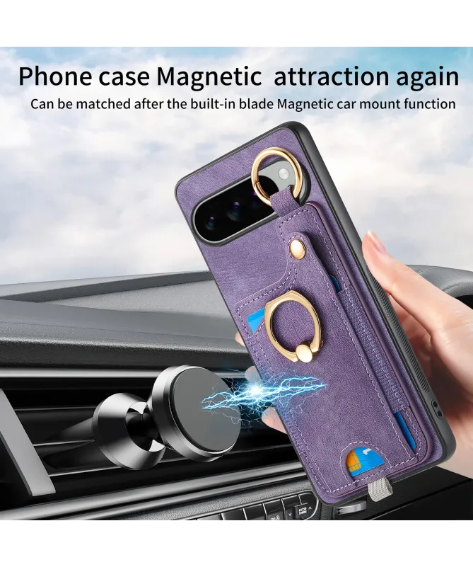 Coque Google Pixel 10 Pro XL avec Porte-cartes et Anneau