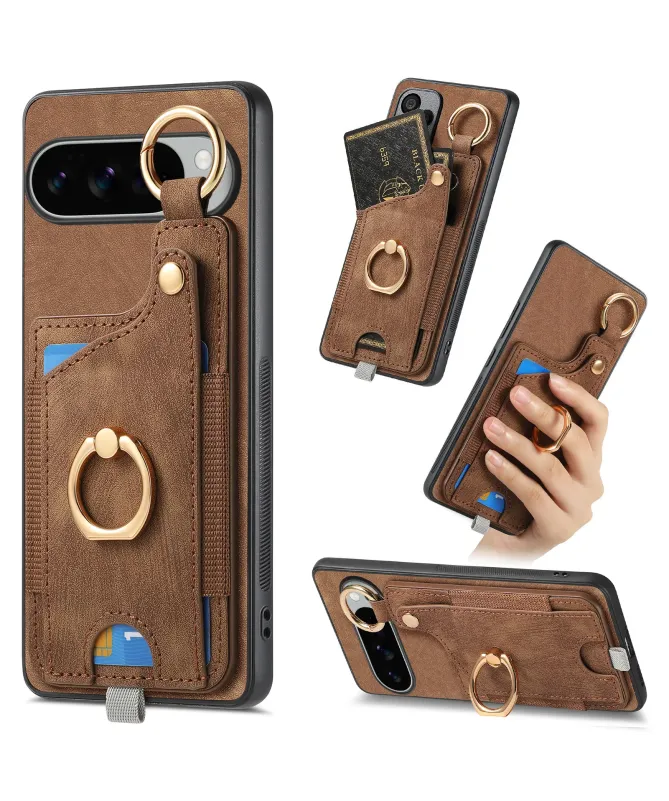 Coque Google Pixel 10 Pro XL avec Porte-cartes et Anneau