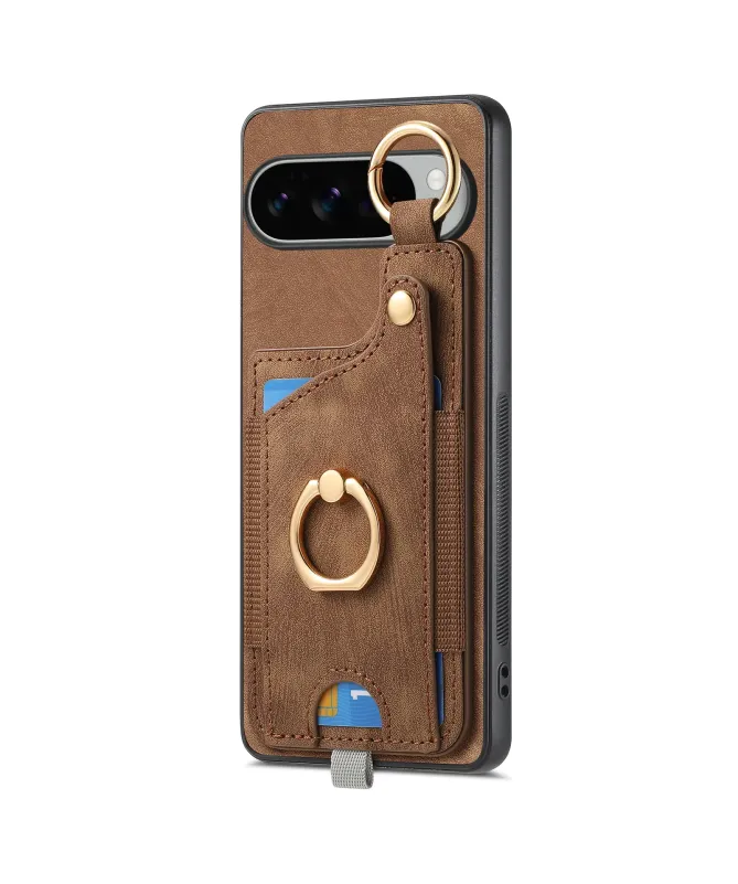 Coque Google Pixel 10 Pro XL avec Porte-cartes et Anneau