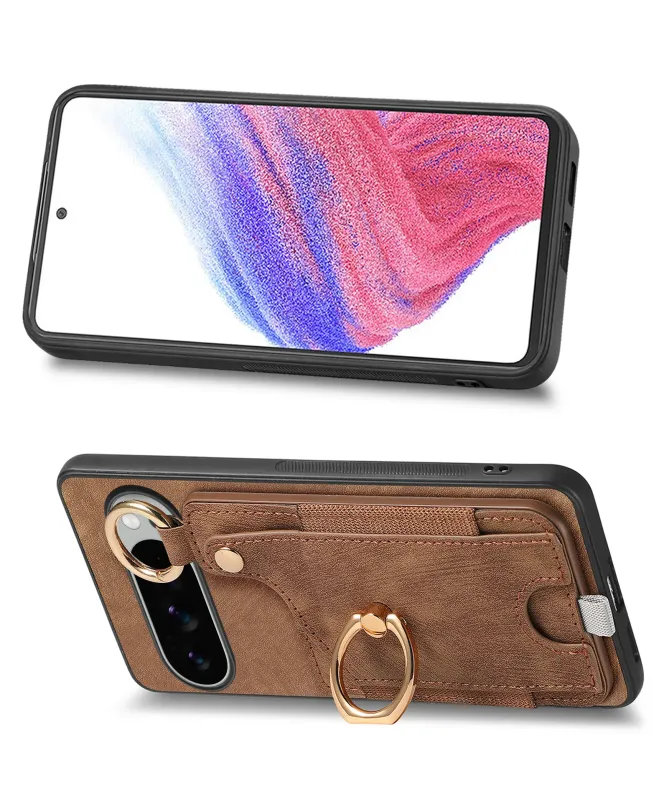 Coque Google Pixel 10 Pro XL avec Porte-cartes et Anneau